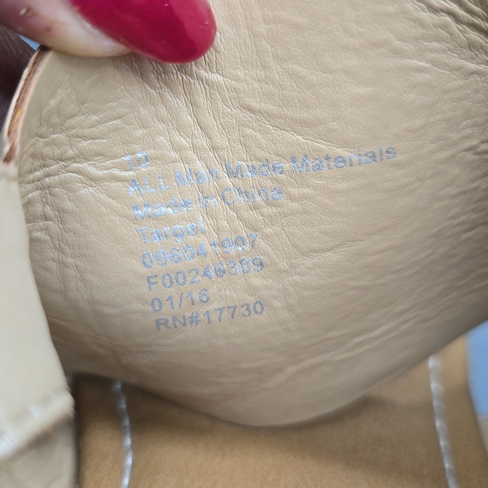 DV | Target Branded| Tan | Espadrille |Wedge Sandals | Size 10M - Picture 6 of 8